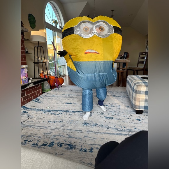 Minions inflatable custome kids